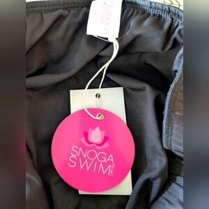 Snoga Swim Black Pencik Swim Skirt.